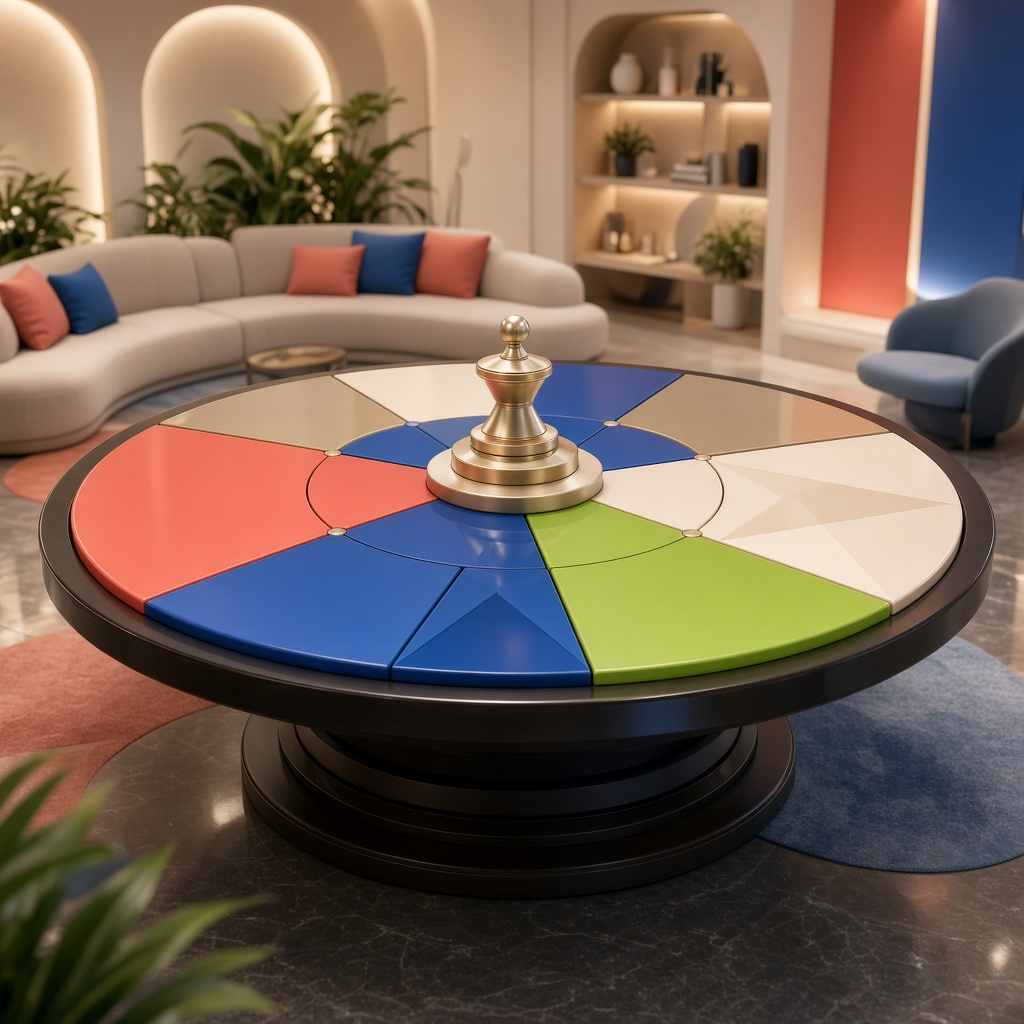 Orbit Wheel Lounge social wheel artwork